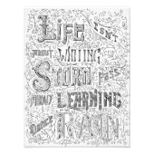 Dans in de regen foto afdruk (Voorkant)