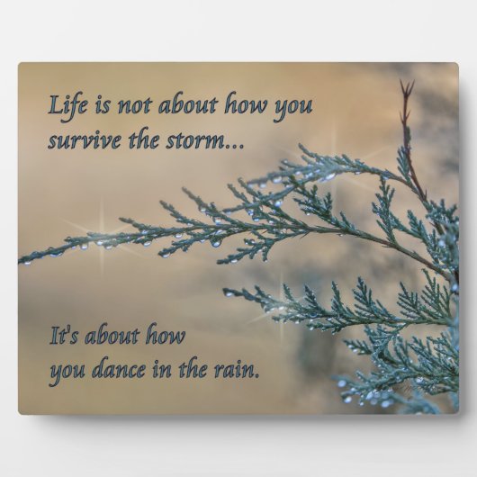 Dans in de regen fotoplaat (Voorkant)