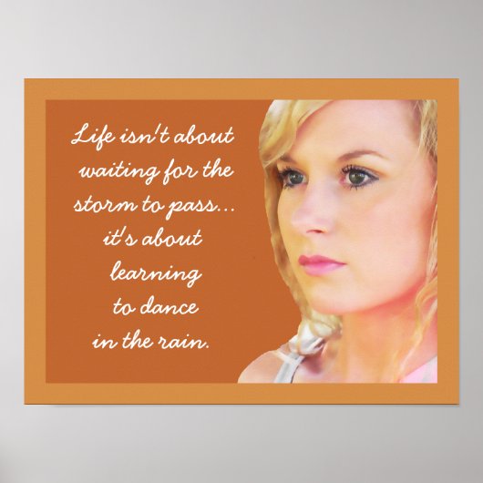 Dans in de regen - ik citeer poster (Voorkant)