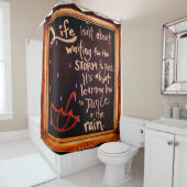 Dans in de regen, Life citeert expressies Douchegordijn (In situ)