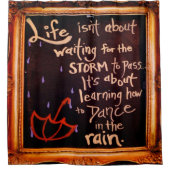 Dans in de regen, Life citeert expressies Douchegordijn (Voorkant)