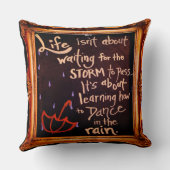 Dans in de regen, Life citeert expressies Kussen (Achterkant)