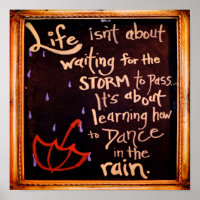 Dans in de regen, Life citeert expressies