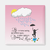 Dans in de regen magneet (Voorkant)