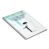 Dans in de regen notitieboek (Rechterzijde)