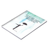 Dans in de regen notitieboek (Linkerzijde)