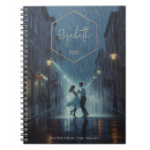 Dans in de regen - Notitieboek & Planner (Voorkant)