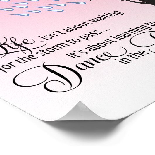 Dans in de regen poster (Hoek)