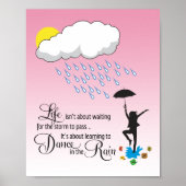 Dans in de regen poster (Voorkant)