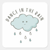 Dans in de regen stickers (Voorkant)