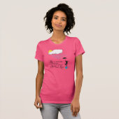 Dans in de regen t-shirt (Voorkant volledig)