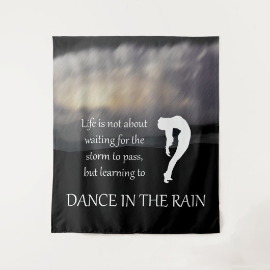 Dans in de Regen Tapestry Wandkleed (Voorkant)