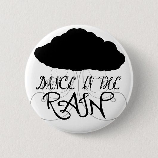 Dans in de regenknop ronde button 5,7 cm (Voorkant)