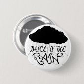 Dans in de regenknop ronde button 5,7 cm (Voorkant /achterkant)