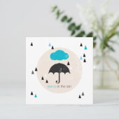 Dans in de regenparaplu (Staand voorkant)