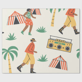 Dans in de zomer cadeaupapier