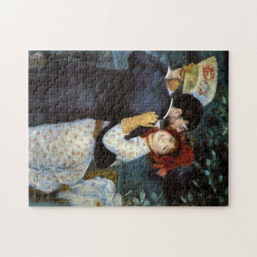 Dans in het land door Pierre-Auguste Renoir Legpuzzel (Horizontaal)