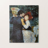 Dans in het land door Pierre-Auguste Renoir Legpuzzel (Verticaal)