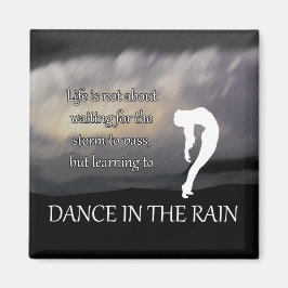 Dans in het Rain Inspirerend Magnet