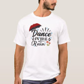 Dans in het regen T-shirt (Voorkant)