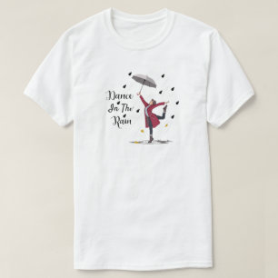 Dans in het regen T-shirt