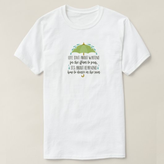 Dans in het regen T-shirt (Design voorkant)