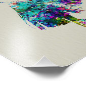 Dans in kunst foto afdruk (Hoek)