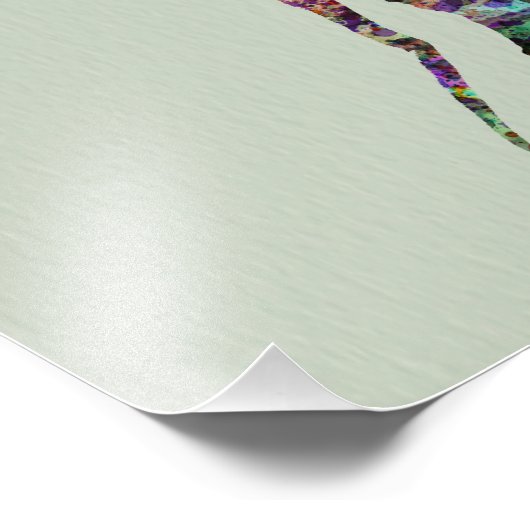 Dans in kunst foto afdruk (Hoek)