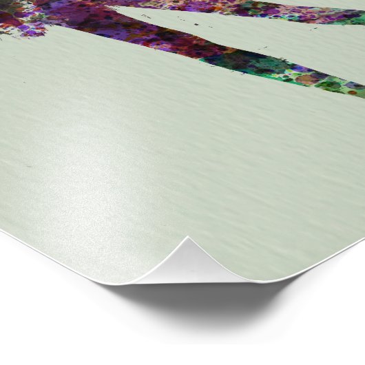 Dans in kunst foto afdruk (Hoek)