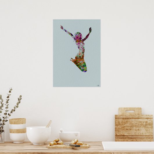 Dans in kunst poster (Keuken)