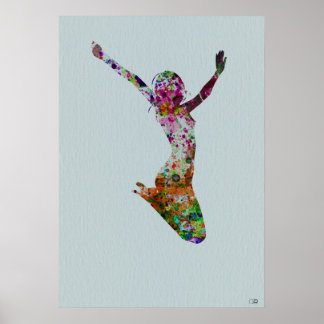 Dans in kunst poster