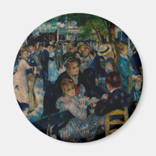 Dans in Le Moulin de la Galette - Auguste Renoir Magneet