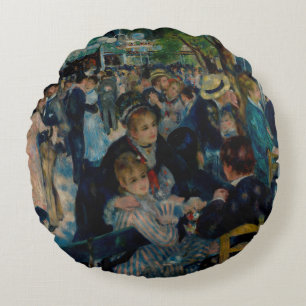 Dans in Le Moulin de la Galette - Auguste Renoir Rond Kussen