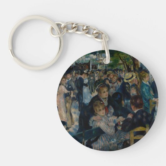 Dans in Le Moulin de la Galette - Auguste Renoir Sleutelhanger (Voorkant)