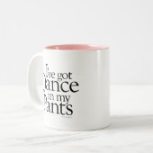 Dans in mijn Mok met tweetone koffie (Voorkant links)
