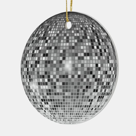 Dans in nostalgie met onze  Disco Ball Keramisch Ornament (Links)