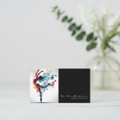 Dans instructeur ballet ballerina leraar visitekaartje (Staand voorkant)