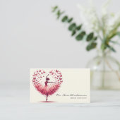 Dans instructeur ballet ballerina leraar visitekaartje (Staand voorkant)