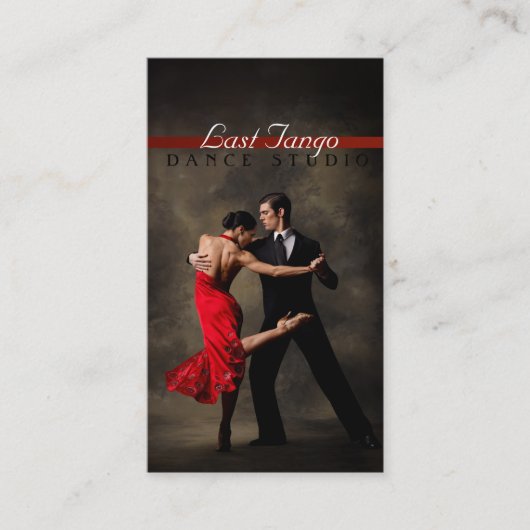 Dans, Instructeur, het Visitekaartje van de Lessen (Voorkant)