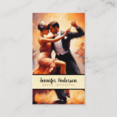 Dans instructeur koppels dansen visitekaartje (Voorkant)