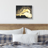 Dans is de verborgen taal canvas afdruk (Insitu (Slaapkamer))