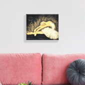 Dans is de verborgen taal canvas afdruk (Insitu (Woonkamer))