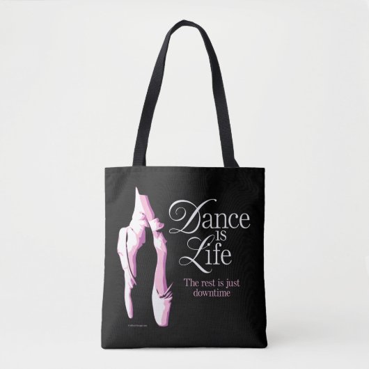 Dans Is Leven Tote Bag (Voorkant)