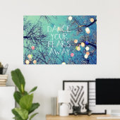 Dans je angst weg Poster (Thuiskantoor)