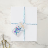 Dans je eigen dans Canvas Kunst Cadeaulabel (Met Touw)