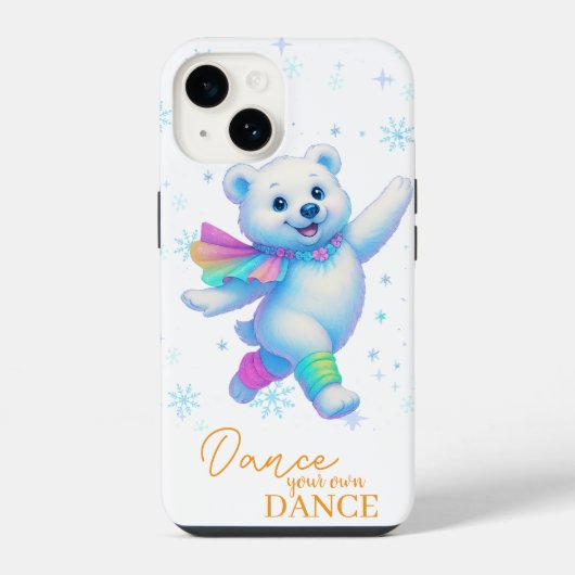 Dans je eigen Dans Hoesje voor Telefoon iPhone Hoesje (Achterkant)
