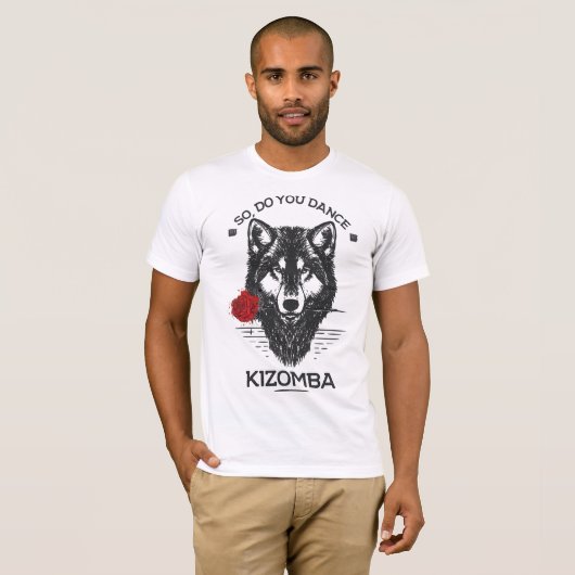 Dans je kizomba? t-shirt (Voorkant volledig)
