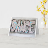 Dans Kaart (Gele Bloem)