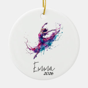 Dans Kerst Ornament, Ballet Dans Cadeau Keramisch Ornament