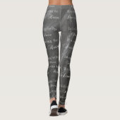 Dans Leggings dansen in het regenkrijtbord (Achterkant)